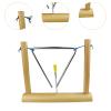 Bffcnl Children Percussion Triangle Triangle with Stand for Preschool Gift Kids view 3