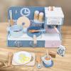 Bffcnl Wooden Kithen and Cooking Play Set Kitchen Toy Playset for Gifts view 2