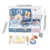 Bffcnl Wooden Kithen and Cooking Play Set Kitchen Toy Playset for Gifts view 3