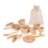 Bffcnl Wooden Pretend Afternoon Tea Set for Kids Ages 3 4 5 Years Old Boys Girls view 1
