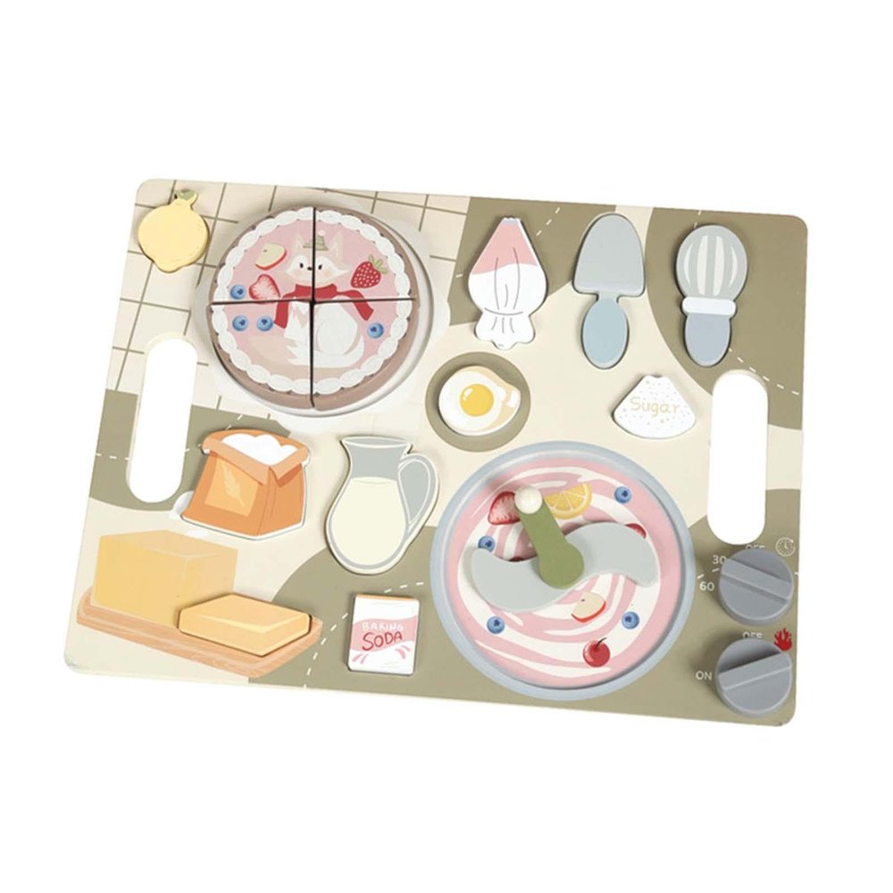 Bffcnl Play Kitchen Accessories Wooden Play Cooking Set for Children Boys Girls