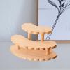 Action Figures Display Stand Collectibles Shelf Decoration Wood Display Riser Perfume Organizer for Dolls Models Living Room, 3 Tier view 2