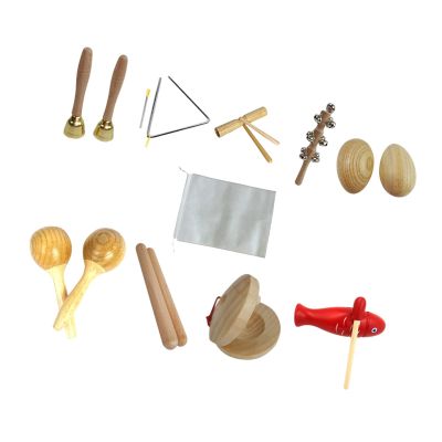 Bffcnl 9 Pieces Kids Musical Instruments Set Practical Teaching Aids Educational
