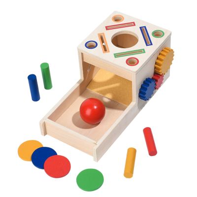 Bffcnl Color Shape Sorting Box Sensory Shape Sorter for 12-18 Months Child