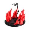 Action Figure Stand with Fire Effects Assembly,Sturdy,Stable,for Collectible Figurine Model Display Rack Display Holder Base, red view 1