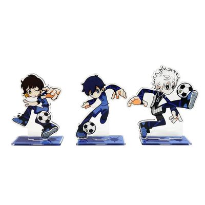 DragoonieLad Studio: Blue Lock Acrylic Stand. Persona 5 Tactica. Blue Lock Isagi, Bachira, Nagi Acrylic Standee for Office, Home Decor, or Collectibles. (Complete Set)