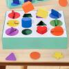 Bffcnl Fine Motor Skills Toy Early Education Wooden Educational Game for Children view 2