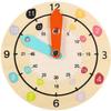ifundom Wooden Clock for Educational Learning Model with Colorful Numbers Safe High-Grade Wood Interactive Teaching Plaything for Boys and Development view 1