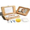 Tooth Fairy Tooth Holder, Handcrafted Natural Wood Storage Box with Fairy Gold Coin, Ideal for Baby Teeth Umbilical Cord Lanugo, Odorless Non-toxic Keepsake Organizer for Lost Teeth (Middle) view 1