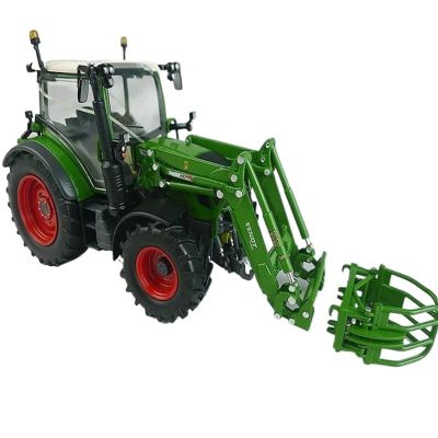 1:32 for Fendt 313 Vario Bale Grapple Alloy Tractor Model Green Collectible Toy Home and Craft