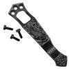 1PC CNC Titanium Alloy Back Clip with 3PCS Screws in Black Fit for Emerson Series view 1