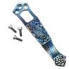 1PC CNC Titanium Alloy Back Clip with 3PCS Screws in Black Fit for Emerson Series view 2