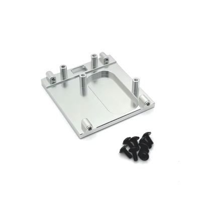 RC Upgrade Parts For MN168 For MN78 For MN99S 1/12 Metal Gearbox Mount Base Motor Holder RC Car Upgrade Parts Accessories(Silver)