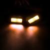 RC Car Lights For TRX4 For Axial For SCX10 1/10 12mm 18mm Square White Red Orange Lights Spotlights Searchlight Taillight RC Car Upgrade Parts(Orange,12mm) view 2