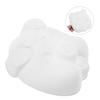 Abaodam 2pcs DIY Blank Animal Masks for Unpainted White PVC Face Masks for Halloween Cosplay Masquerade Party Crafting and Art Decoration view 3