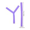 HAPINARY Silicone Teether Rod Hollow Soft Chewable Tubes with Smooth Edges for Gum Relief Safe Chew for Boy Girl view 2