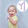 HAPINARY Silicone Teether Rod Hollow Soft Chewable Tubes with Smooth Edges for Gum Relief Safe Chew for Boy Girl view 4