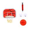 Abaodam Wall-Mounted Basketball Hoop Set for Indoor Use with Basketball Air Pump and Hooks Abs Plastic for Family Fun and Skill Development Random Color view 1