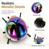 DECHOUS 3pcs Realistic Wind-up Beetle for Head and Tail Movement Lifelike Simulation Insect Figures for Educational Play Halloween and April Fool's Day Decorations Interactive Mechanical view 2