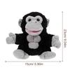 Beaupretty Gorilla Plush Hand Puppet for Soft Interactive Storytelling Animal Plushie Reusable Hand Puppet to Enhance Communication and Motor Skills view 2