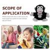 Beaupretty Gorilla Plush Hand Puppet for Soft Interactive Storytelling Animal Plushie Reusable Hand Puppet to Enhance Communication and Motor Skills view 4