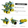 BESPORTBLE 4Pcs Wind-up Bee Small Compact Playthings Adorable Moving Wing Bee Models Educational Fun Gifts for Boys Birthday and Festivals view 2