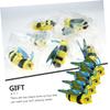 BESPORTBLE 4Pcs Wind-up Bee Small Compact Playthings Adorable Moving Wing Bee Models Educational Fun Gifts for Boys Birthday and Festivals view 4