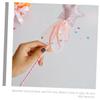 Mikinona 6pcs Star-Shaped Fairy Wands for Party Cosplay Lightweight Portable Wands in Pink Purple Gold Blue for Birthday Wedding Festival Play view 3