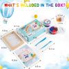 DIY Picture Frame Clay Art Kit for Kids - Rainbow Theme Air Dry Clay Set with Wooden Frame, Tools & Tutorial Cards, Creative Arts and Crafts Gift Set for Children Ages 3+ view 2