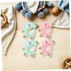 MAJORMENCH 4pcs Rattle Lightweight Comfortable Grip Educational Handbell for Sensory Development and Interaction Safe High-Grade Material view 4