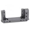 RC Car Accessories Compatible with Axial for SCX10 II AX90046 90046 90047 1/10 RC Crawler Car Upgrade Part Aluminum Alloy Front Bumper Mount Servo Stand(Silver) view 3