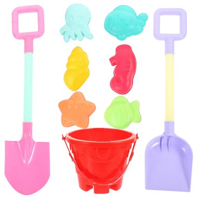 Alasum Beach Bucket Sand for Safe Smooth-Edge Sand Excavating Playthings Promote Hand-Eye Coordination and Brain Development Random Colors for Boys and Outdoor Fun Random Color