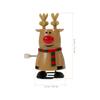 CVUTOVO 8 Pcs Wind-up Christmas Walking Jumping Clockwork Cartoon Novelty Party Favors for Fun Holiday Stocking Stuffers Random Color view 2