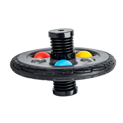 VICASKY Rotating Gyro for Plastic Hand-Eye Coordination Exercise Stress Relief Plaything Black Tire Design