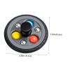 VICASKY Rotating Gyro for Plastic Hand-Eye Coordination Exercise Stress Relief Plaything Black Tire Design view 2