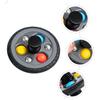 VICASKY Rotating Gyro for Plastic Hand-Eye Coordination Exercise Stress Relief Plaything Black Tire Design view 3
