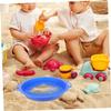 Beaupretty 4pcs Plastic Sand Sifter Sieves for Beach Large Capacity Strainers for Outdoor Sandbox Backyard Park Party Favors Promotes Creativity and Easy to Clean view 4