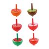 SOPOTUTU 6pcs Wooden Gyro for Traditional Spinning Tops Creative Funny Material Gift for Boys and Early Childhood Learning view 1