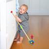 FOYTOKI Wooden Push Walker with Handle Cute Animal Design for Boys and Indoor Activity Learning Aid Moving for Boy Girl view 4