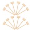 YARNOW 12pcs Solid Wood Mini Mallet for Wood Hammer for Enhances Hand-Eye Coordination and Dexterity Safe Montessori Pounding Tool for Boys view 1