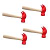 Outanaya 4pcs Wooden Hammer Portable Maintenance Tools for Boys Beating Gavel to Hand-Eye Coordination and Dexterity Birthday view 1