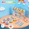 Air Dry Clay for Kids, 6 Sweet Treat Dessert Tutorials, Modeling Clay Kit with Tools, Soft Non Sticky Clay, Kids Arts and Crafts Activity Set Ages 3+, Home Classroom view 2