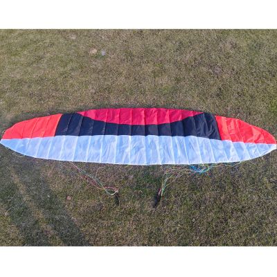 2.4m Paraglider Canopy Parachute Wingspan Paragliding Head rc Paraglider Wing for Hobbys Outdoor Stunt Glider Flying(only Paraglider Head)