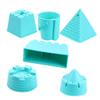 6pcs Beach Set Small Sand-Excavating Tools Lightweight Educational Plaything Plastic Molds for Creative Outdoor Fun Random Color Random Color view 1