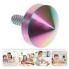 Vaguelly Mini Metal Gyroscope with Extended Spin Balanced Vintage Alloy Spinning Top for Adults and Portable Stress Relief Desktop Fidget view 3