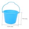 Abaodam 12PCS Sand Pails Vibrant Mini Buckets with Fishing Tool for Outdoor Beach Garden Play Safe and Skill-Boosting for Active view 2