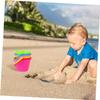 Abaodam 12PCS Sand Pails Vibrant Mini Buckets with Fishing Tool for Outdoor Beach Garden Play Safe and Skill-Boosting for Active view 4