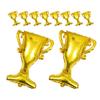HONITANO 10pcs Gold Trophy Balloon Aluminum Foil Graduation Party Supplies Photo Props Champion Decoration for Celebration Backdrop view 1