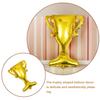 HONITANO 10pcs Gold Trophy Balloon Aluminum Foil Graduation Party Supplies Photo Props Champion Decoration for Celebration Backdrop view 3