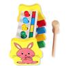 NESTINGHO Wooden Beat for Educational Hammering Coordination with Funny Sounds Montessori Hand Training for Boys and Development view 1